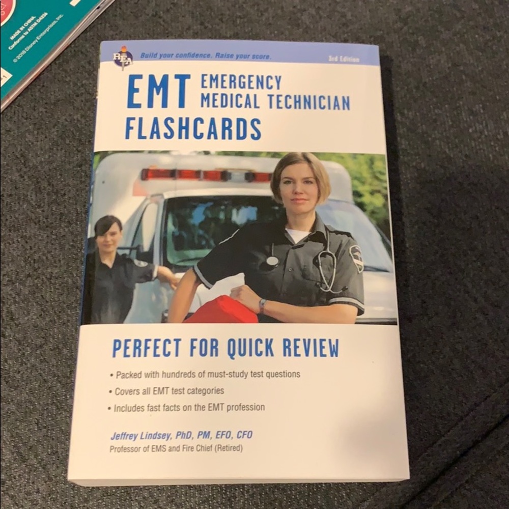EMT flash card book